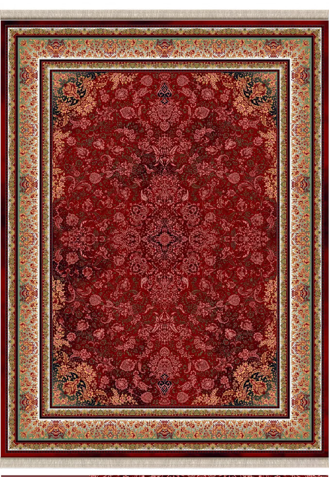 فرش 1200 شانه کلکسیون اشرافی کد DORIN-LSG