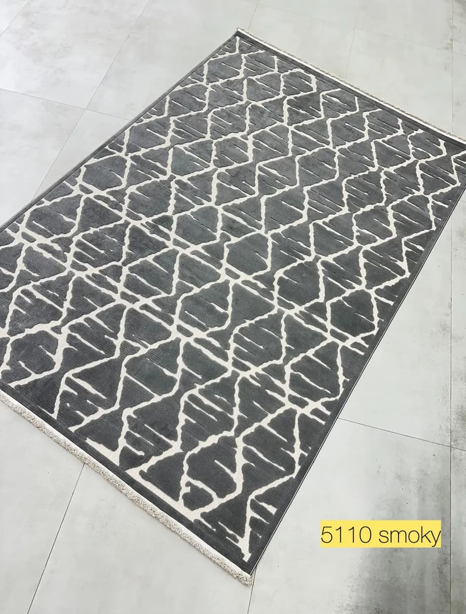 فرش 420 شانه کلکسیون Deluxe کد 5110-SMOKY